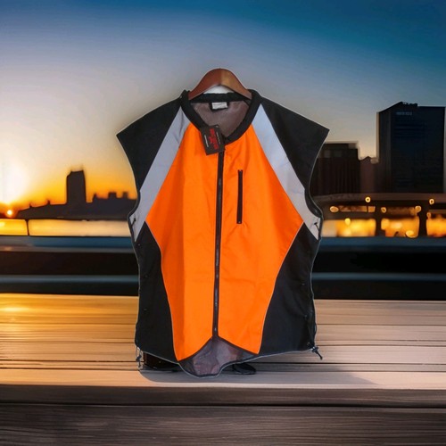 Badass moto vest orange - vest,