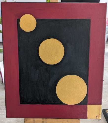 Tableau noir rouge - tableau,