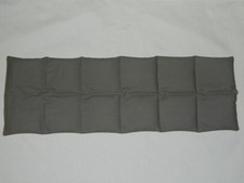 COUSSIN CHAUFFANT EN GRAINES DE LIN Fabriqué en FRANCE Couleur beige vison BIO