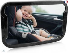 Miroir Voiture Bébé,100% Incassable pour Siège Arrière,étroviseur Voiture Bébé