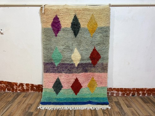 Tapis berbère marocain tissé