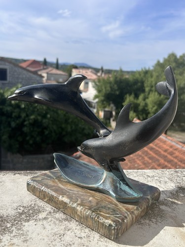 Sculpture vintage dauphins - vintage, 2