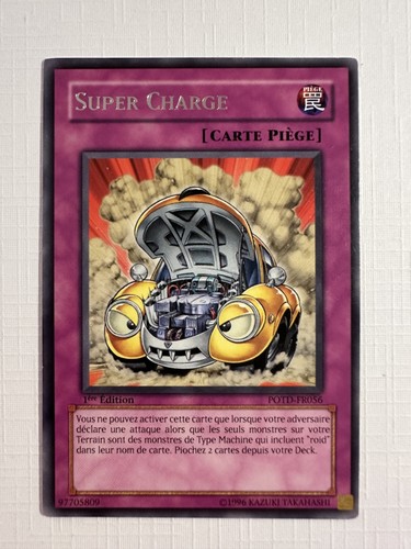 Carte super charge - gi, oh