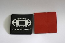 DYNACORD Soft Plastic Crystal Bubble Top Logo Badge - Self Adhesive
