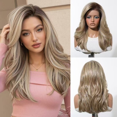 Dark root ash blonde lace - root,