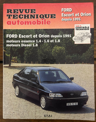 Revue technique ford escort - revue,