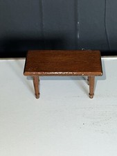 Miniature furniture, wooden table 1:12 for showcase dollhouse Diorama.