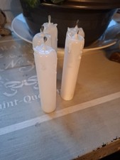 5 Bougies en opaline pour