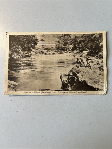 Carte postale congo belge - carte,
