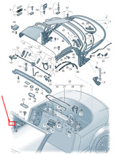 AUDI TT 8J Plaque de montage