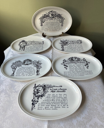 Faïence gien assiettes - de, 6
