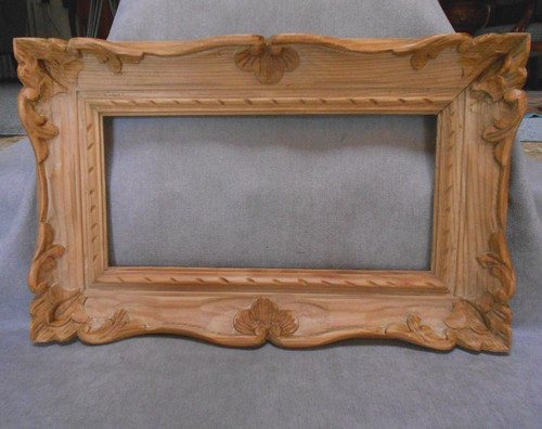 Cadre ancien bois tableau - ancien,