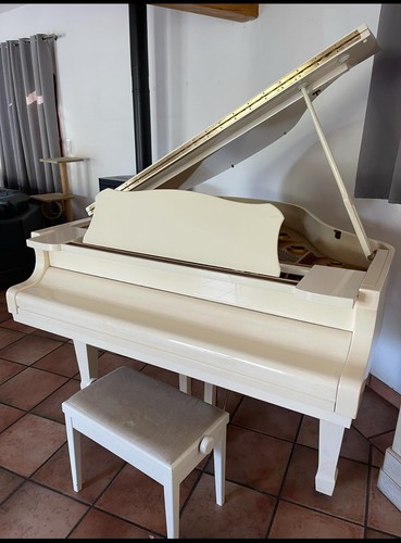Piano queue bord laqué - 1/4,