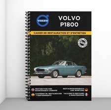 VOLVO P1800 : Cahier de Restauration - 100 Pages - Livraison gratuite !