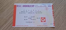 Ticket 1992 RSC Anderlecht vs