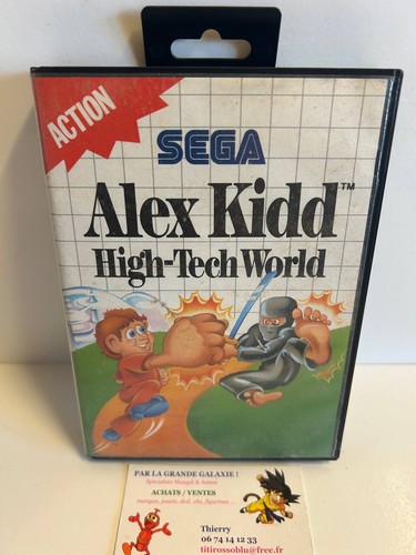 Jeu vidéo retro alex kidd - vidéo,