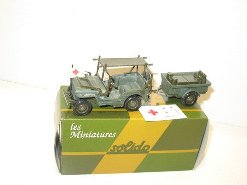 Solido jeep willys - solido,, ambulance