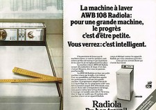 ADVERTISING 064 1978 RADIOLA washing machine washing machine (2 pages)