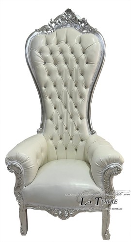 Fauteuil trône style baroque - trône,