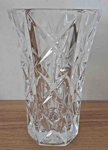 Vase cristal pressé - vase,