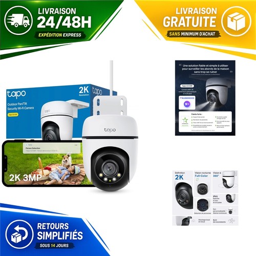 Tapo c510w caméra extérieure - tapo,