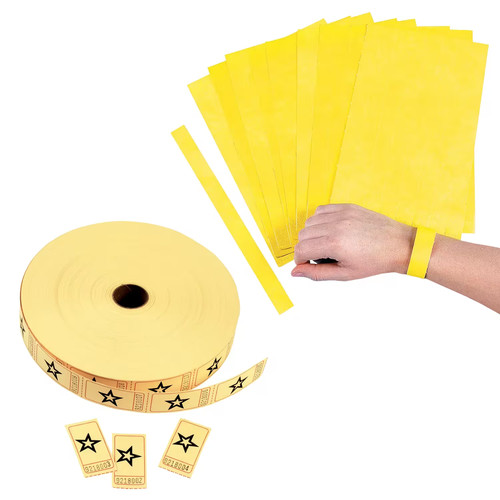 Yellow event admission kit - event,