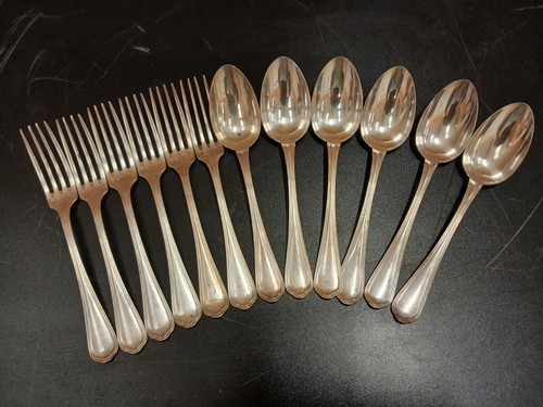Couverts metal argente - 12,