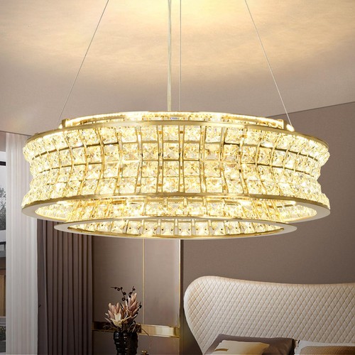 Lustre moderne cristal - lustre,