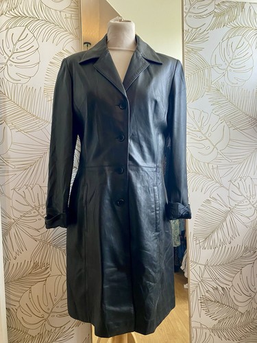 Rosa piel cuir noir - rosa, manteau