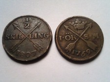 Lot de 2 Pièces Anciennes en