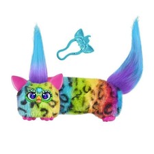 Furby DJ Furblets Rain-Bow-Kat, Mini peluche électronique, jouet pour enfant, 45