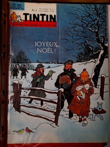 Tintin ancien journal herge - ancien,