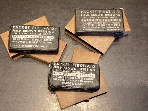 Rare ww2 lot first aid - us,