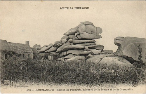 Cpa ploumanac maison - ak, de