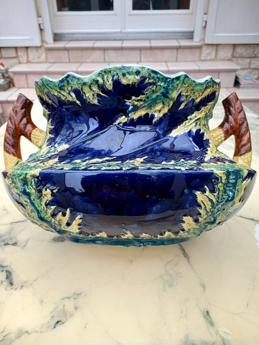 Ancienne jardiniere cache pot - jardiniere,