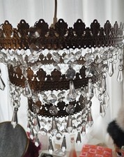 Lustre moderne argenté style