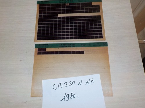 Microfiche pieces honda cb - ,