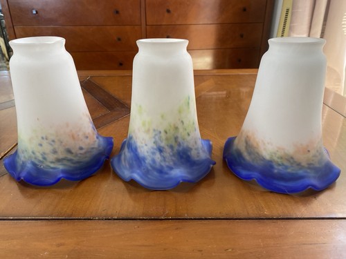 Lot tulipes pâte verre - lot, 3