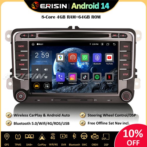 Dab android autoradio gps - 14,