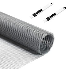 120x250 cm Toile Moustiquaire Fibre de Verre Découpable Filet Moustiquaire Ro...