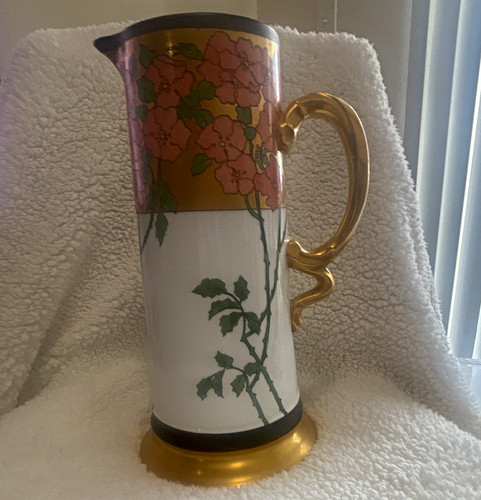 Art nouveau porcelain tankard - nouveau,