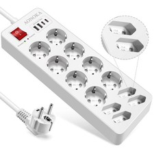 Multiprise 12 Prises avec USB