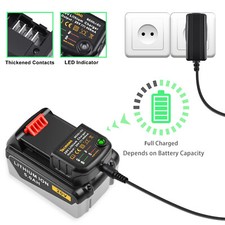 Pour Black Decker 18V BL4018 BL5018 BL1518 BL2018 LBXR20 6Ah Batterie/Chargeur