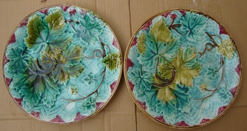 Assiettes feuilles de - assiettes,