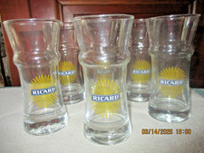 6 VERRES RICARD DESIGN OLIVIER