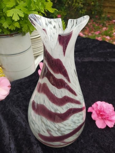 Vase verre soufflé de - en,