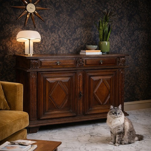 Buffet baroque ancien noyer - baroque,