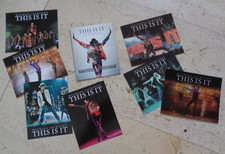 MICHAEL JACKSON This is it TOUR 4 excl. postcards + 3 VIP backstage cards + book