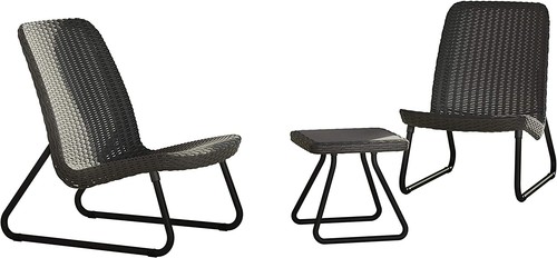 Rio patio grey set fauteuils - set, 2