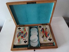 BOITE JEU ECARTE et JETONS